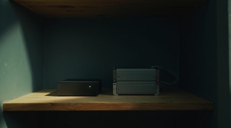 Servidor de correo autoalojado con mini PC y dos discos duros externos
